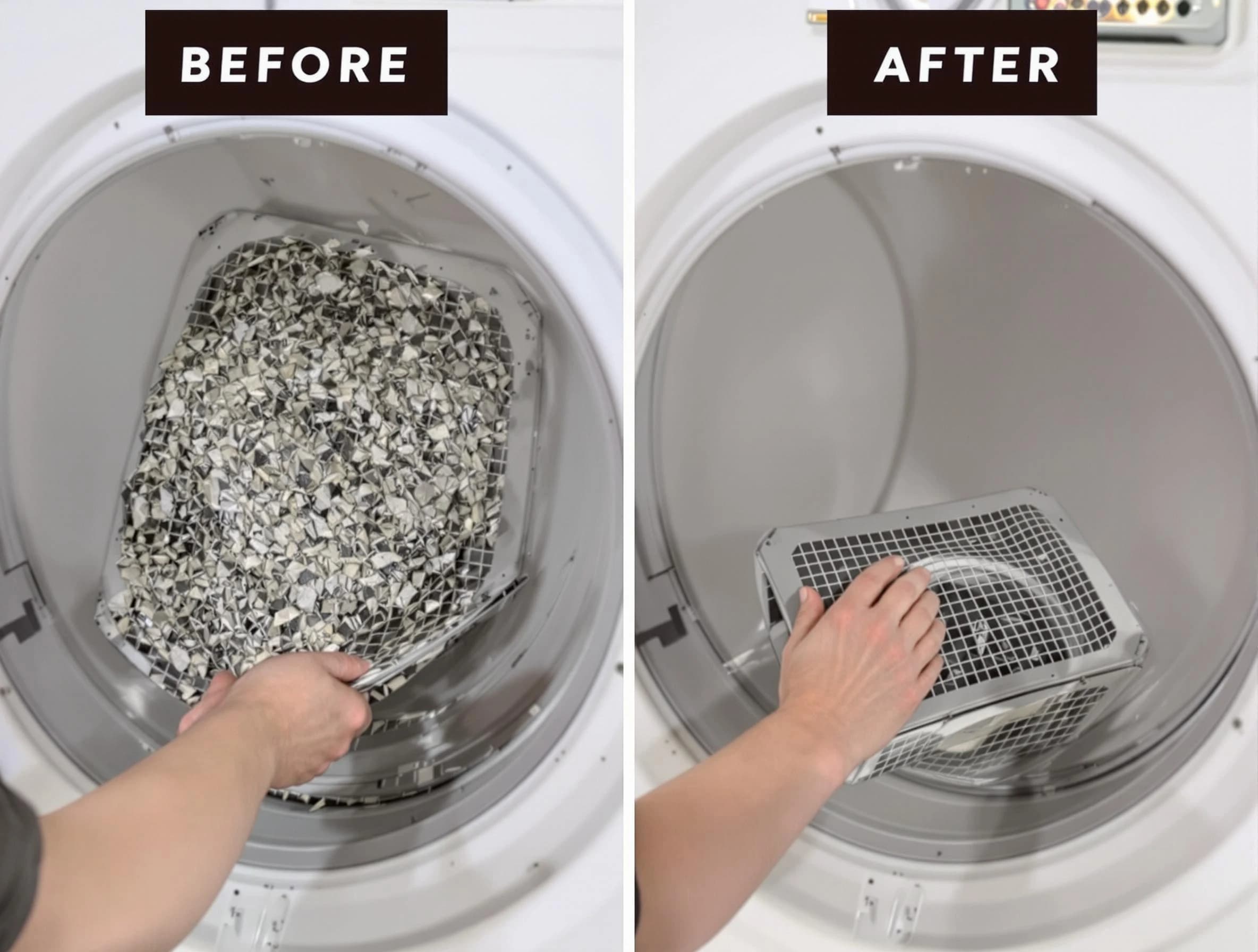 Professional lint trap cleaning by Pleasant View Dryer Vent Cleaning in Pleasant View