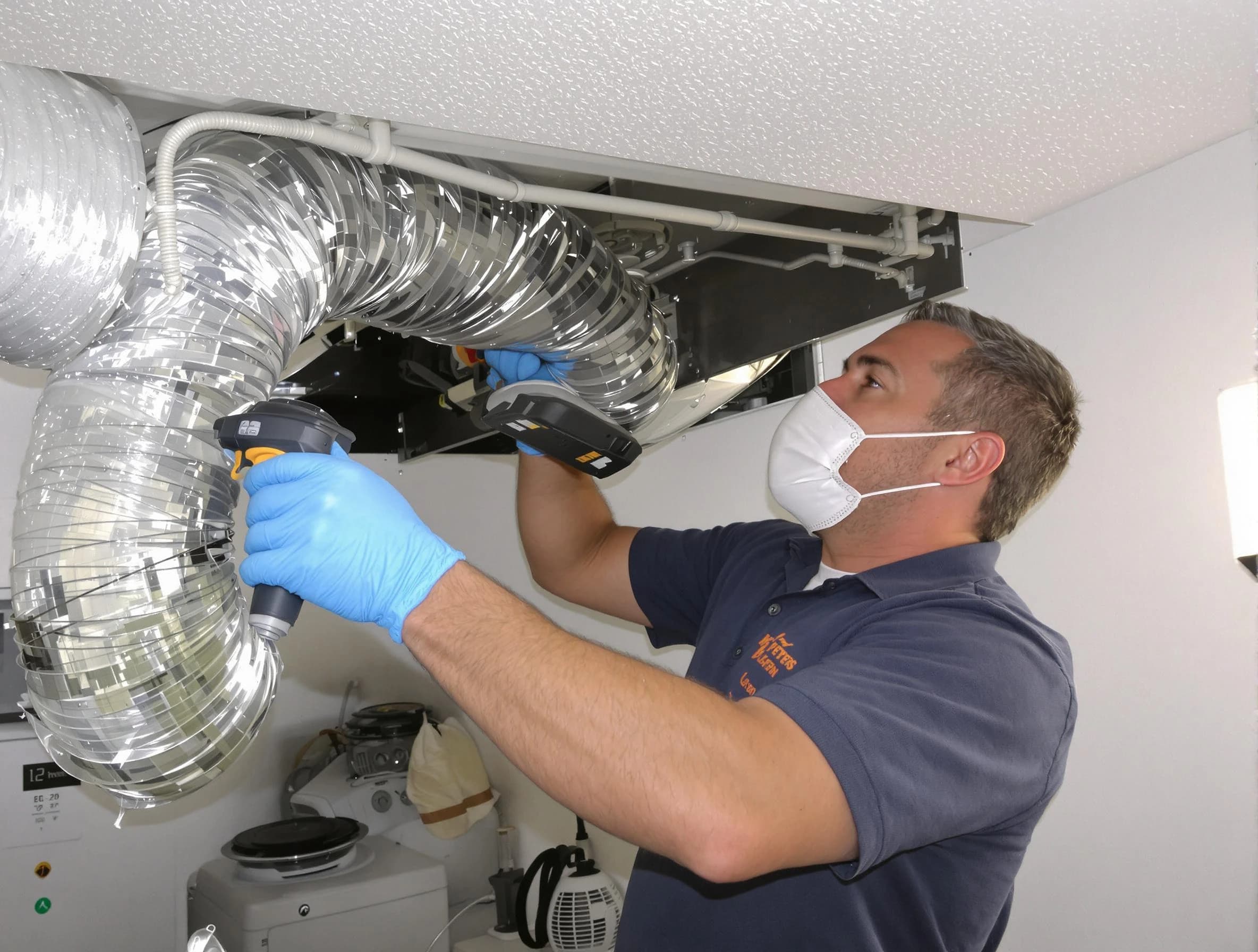 Pleasant View Dryer Vent Cleaning professional performing thorough residential dryer vent cleaning in Pleasant View