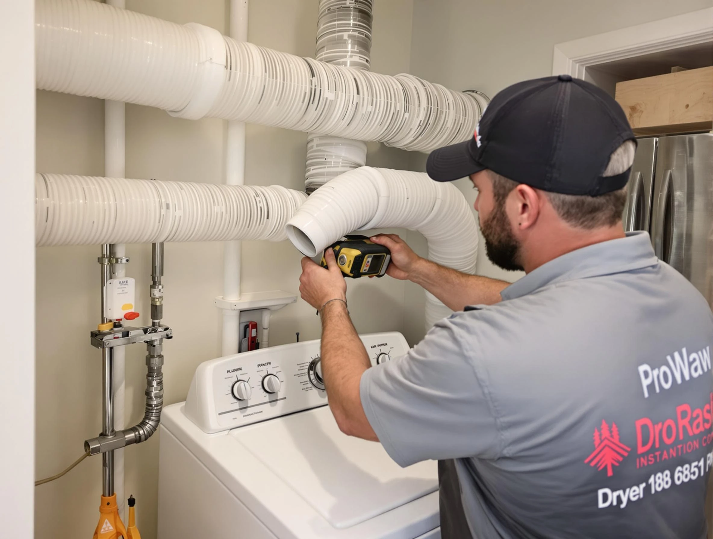 Professional dryer vent hose installation by Pleasant View Dryer Vent Cleaning in Pleasant View