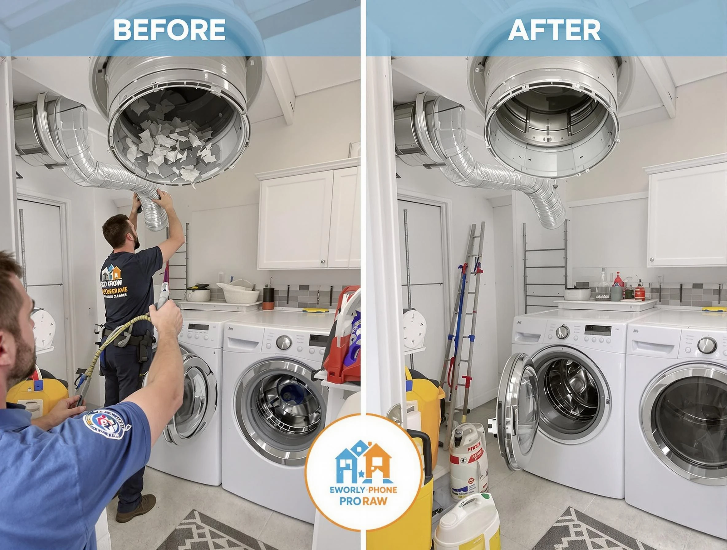 Residential dryer vent cleaning by Pleasant View Dryer Vent Cleaning in Pleasant View